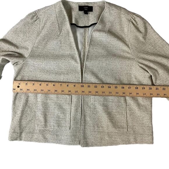 J.Crew Oatmeal Open‎ Front Long Sleeve Cardigan Sweater Womens Size Large - Picture 3 of 7